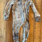 Tye Dye Zip Up Pajama | 0-3 mo