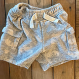 Gray Mr Crab Shorts | 0-3 months | Garanimals