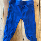 Sapphire Blue Footie Pants | 0-3 months