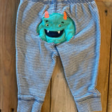 Stripe Monster Leggings | 0-3 mo | Carter's