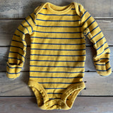 Yellow Striped Long Sleeve Onesie | Carter's