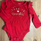 Love To Sparkle Onesie | 3-6 mo | Carter's