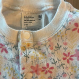 Floral Snap Up Romper | 6-9 mo | Uniqlo Baby