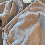 Purple Side Snap Pajama | 6-9 mo | Zara