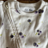 Ruffle Bottom Zip Up Pajama | Baby Gap
