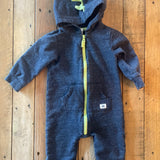 Dino Zip Up Hoodie Jumpsuit | 9-12 mo | Carter's