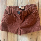 Brown Corduroy Shorts | 9-12 mo | Zara Baby
