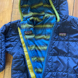 Blue & Stripes Reversible Puffy Bunting | Patagonia