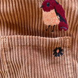 Brown Corduroy Overall Dress | Dip