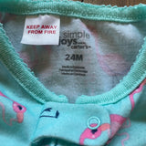 Little Flamingo Zip Up Pajama | Carter's