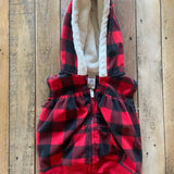 Red 'Flannel' Fleece & Sherpa Vest | Carter's