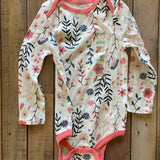 Long Sleeve Flower Onesie | Dip