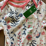 Long Sleeve Flower Onesie | Dip