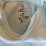 Light Blue Organic Short Sleeve Onesie | Honest Baby