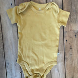 Yellow Organic Short Sleeve Onesie | Honest Baby