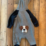 Puppy Butt Hoodie Jumpsuit | 0-3 mo | Carter's