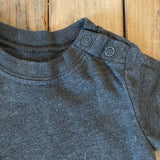 Dark Grey Short Sleeve Onesie | Garanimals