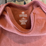 Burnt Orange Organic Short Sleeve Onesie | Honest Baby
