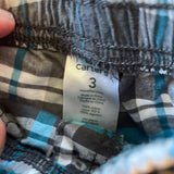 Blue Plaid Shorts | 0-3 months | Carter's