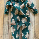 Brown Bear Fleece Zip Up Pajama | Carter's