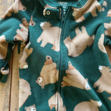 Brown Bear Fleece Zip Up Pajama | Carter's