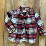 Red Plaid Button Up | Jumping Beans