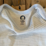 Striped Blue Short Sleeve Onesie | Gerber