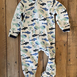 Marine Life Zip Up Pajama
