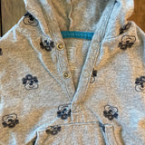 Gray Dog Print Romper | 0-3 mo | Carter's
