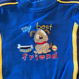 Vintage My Best Buddy Friend Romper | 0-3 mo | Okie Dokie