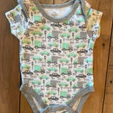 Beep Beep Onesie | 0-3 mo | Little Elements