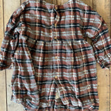 Lined Flannel Dress | Zara