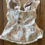 White Flower Ruffle Top | 12-18 mo | Nicole Miller