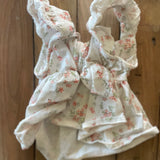 White Flower Ruffle Top | 12-18 mo | Nicole Miller