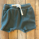 Deep Green Waffle Knit Shorts | 9-12 mo | Old Navy