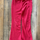 Red Ribbed Pants | Old Navy