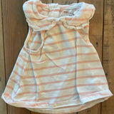 Stripe Peter Pan Collar Top | 9-12 | Max Studio