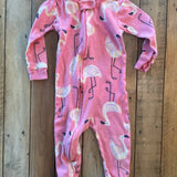 Pink Flamingo Zip Up Pajama | 9-12 mo | Carter's