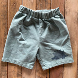 Light Blue Dino Shorts | Pekkle