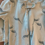 Dino Zip Up Pajama | 6-9 mo | Carter's