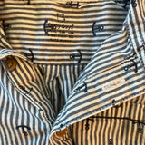 Anchor Stripe Onesie | 6-9 mo | Early Days