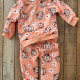 Pumpkin Sweat Set | 6-9 mo