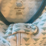 Abstract Triangle Zip Up Pajama | 6-9 mo | Cloud Island