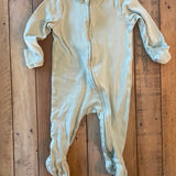 Light Green Zip Up Pajama | 6-9 mo | Cloud Island