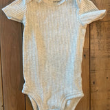 Ribbed Gray Onesie | 6-9 mo | Carter's