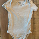 Gray Stripe Onesie | 6-9 mo | Carter's