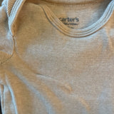 Gray Stripe Onesie | 6-9 mo | Carter's