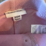 Pink Ruffle Leggings | 3-6 mo | Calvin Klein