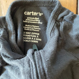 Grey Soft Zip Up Pajama | Carter's