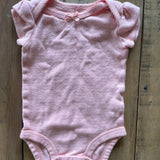 Organic Pink Onesie | 0-3 mo | Little Planet Organics